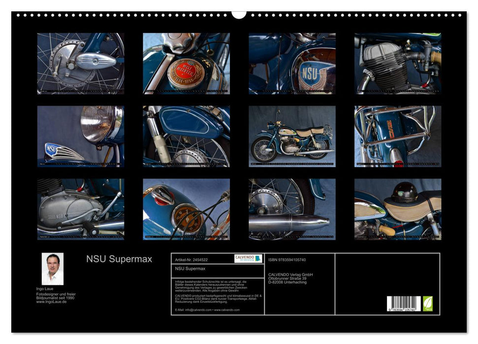 NSU Supermax (CALVENDO Wandkalender 2027)