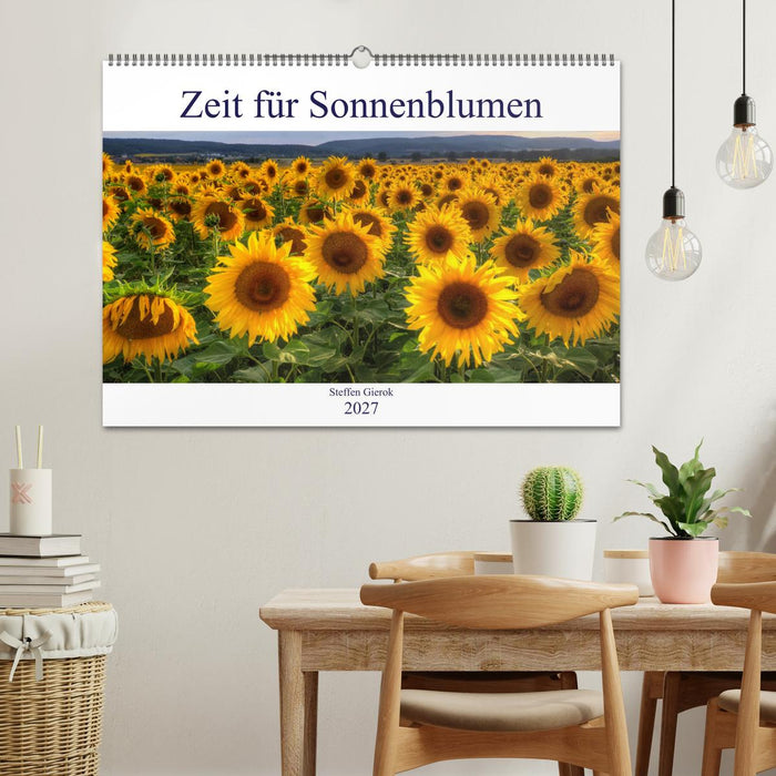 Zeit für Sonnenblumen (CALVENDO Wandkalender 2027)