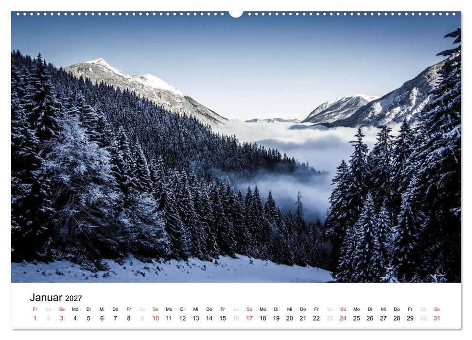 Bergpixel "kreuz und quer durch die Alpen" (CALVENDO Premium Wandkalender 2027)