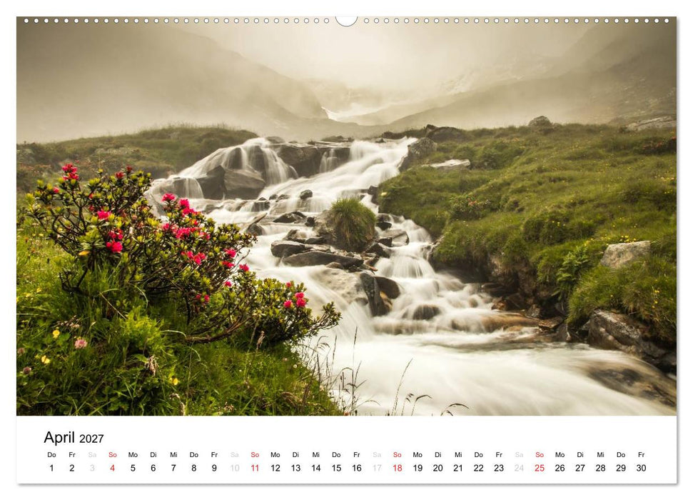 Bergpixel "kreuz und quer durch die Alpen" (CALVENDO Premium Wandkalender 2027)