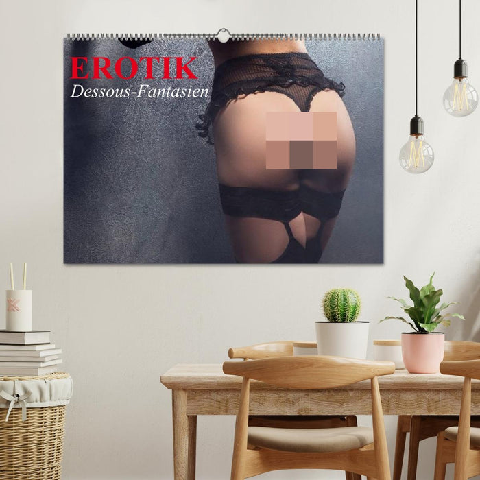 Erotik. Dessous-Fantasien (CALVENDO Wandkalender 2027)