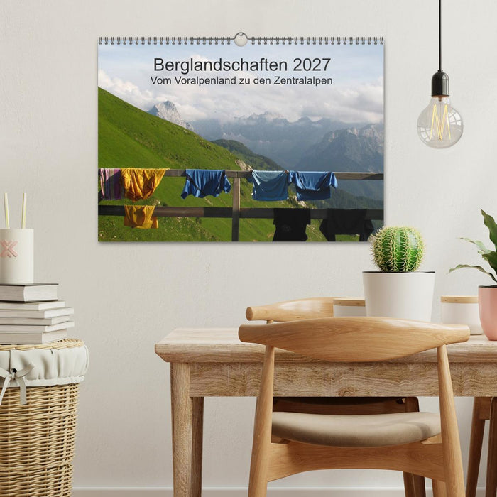 Bergwelten - Vom Voralpenland zu den Zentralalpen (CALVENDO Wandkalender 2027)