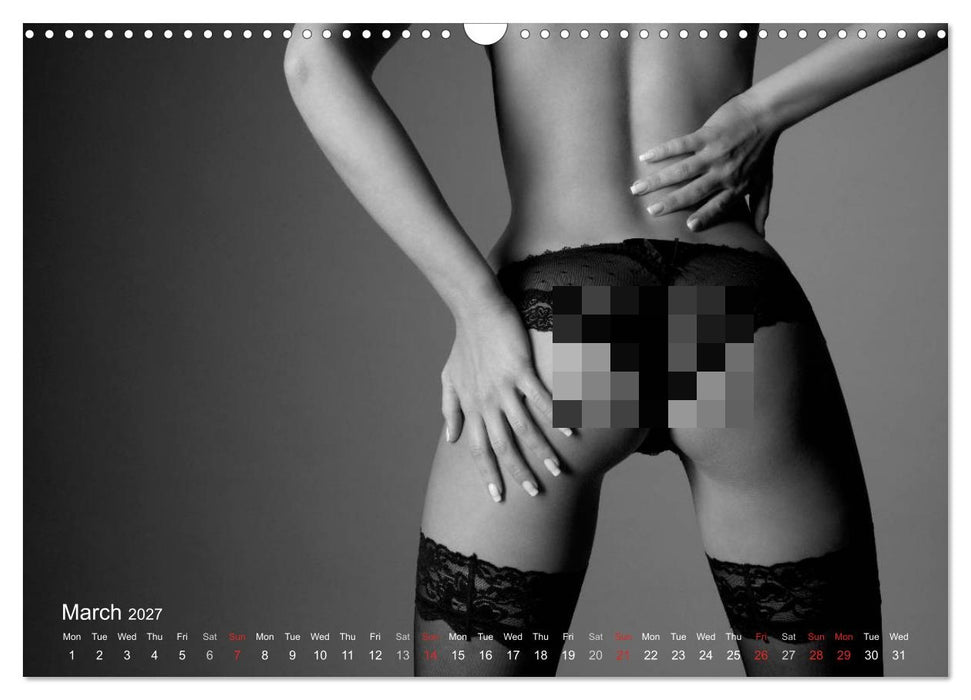 Erotic Fingerprints – Remarkable Skin Impressions (CALVENDO Monthly Calendar 2027)