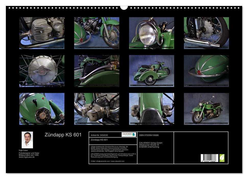 Zündapp KS 601 (CALVENDO Wandkalender 2027)