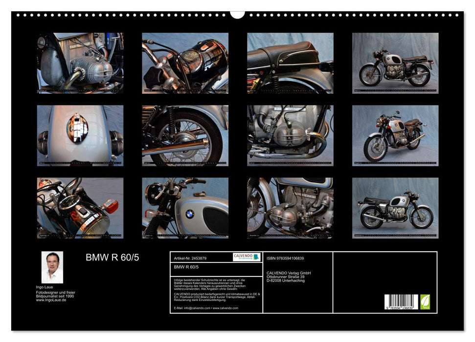 BMW R 60/5 (CALVENDO Wandkalender 2027)