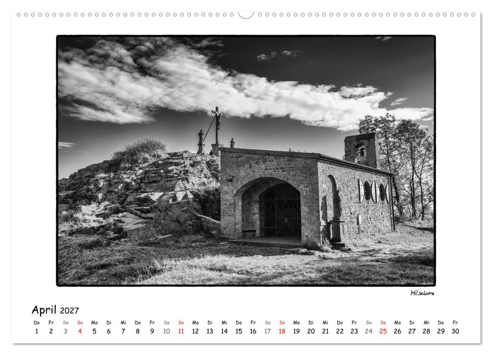 RHÖN SCHWARZ-WEISS (CALVENDO Premium Wandkalender 2027)