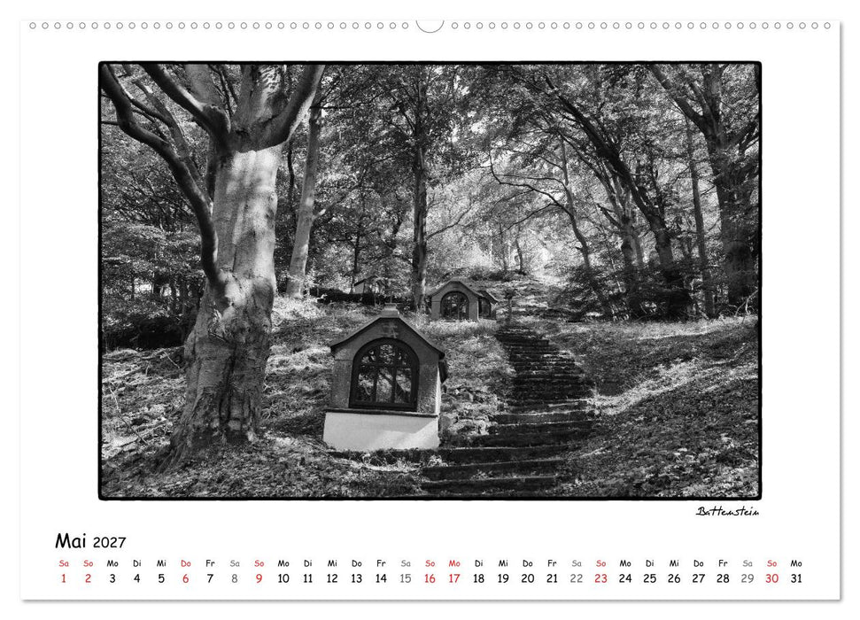 RHÖN SCHWARZ-WEISS (CALVENDO Premium Wandkalender 2027)