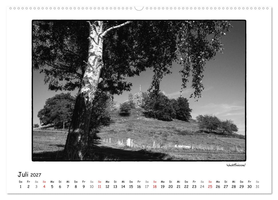 RHÖN SCHWARZ-WEISS (CALVENDO Premium Wandkalender 2027)