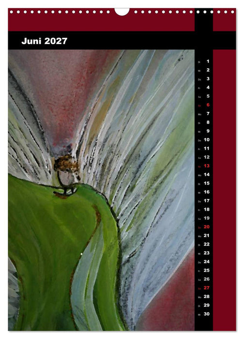 Farbenfrohe Engel (CALVENDO Wandkalender 2027)