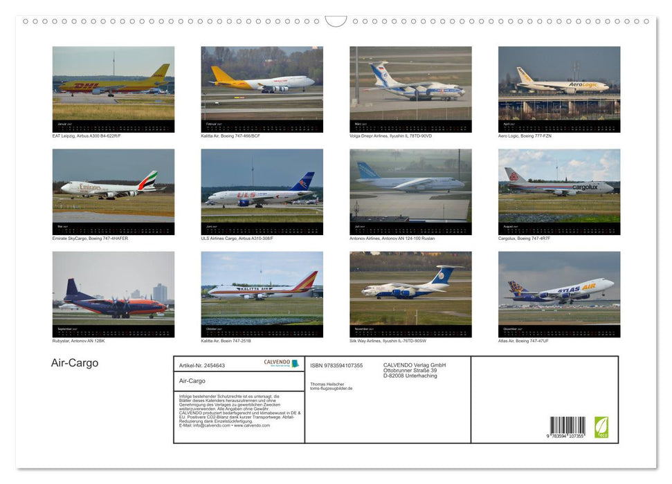 Air-Cargo (CALVENDO Wandkalender 2027)