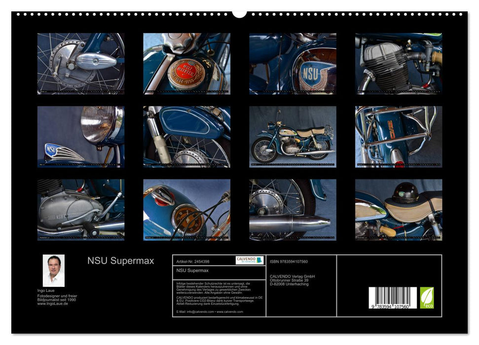 NSU Supermax (CALVENDO Premium Wandkalender 2027)