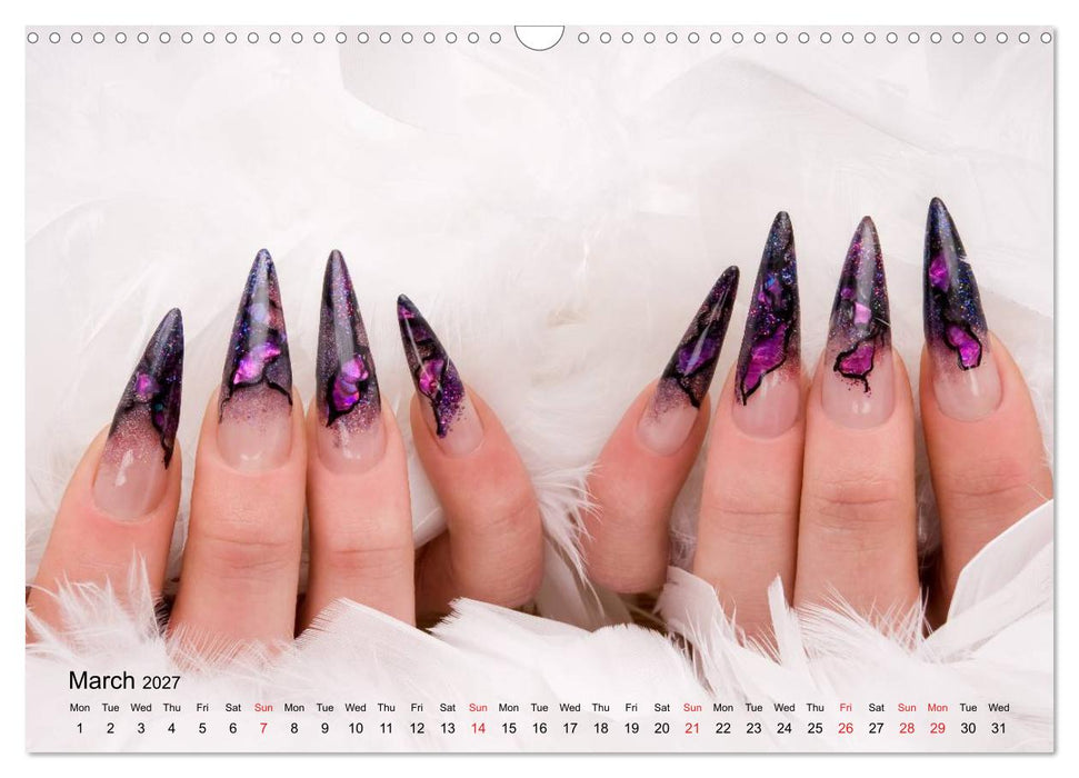 Transient Art – Nail Art Episode 1 (CALVENDO Monthly Calendar 2027)