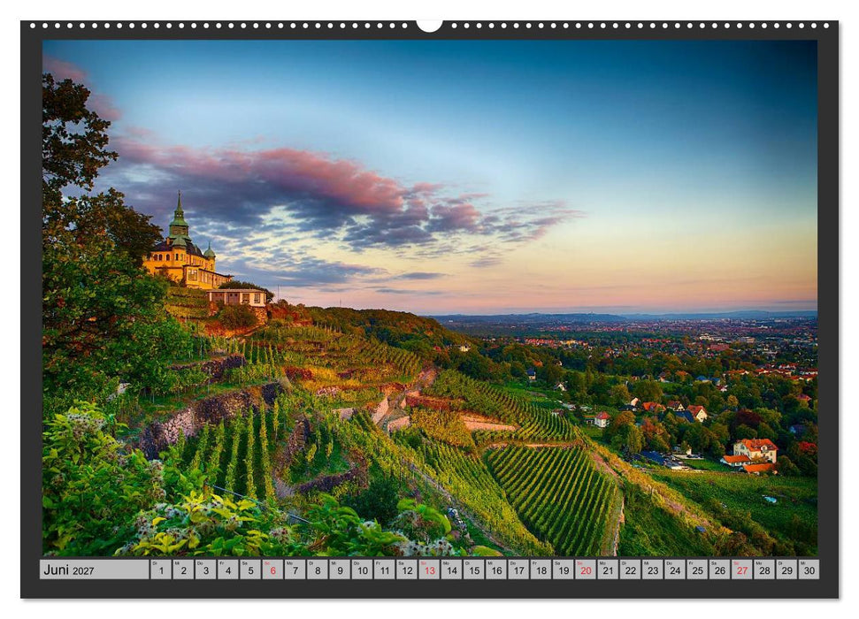Burgen und Schlösser um Dresden (CALVENDO Wandkalender 2027)