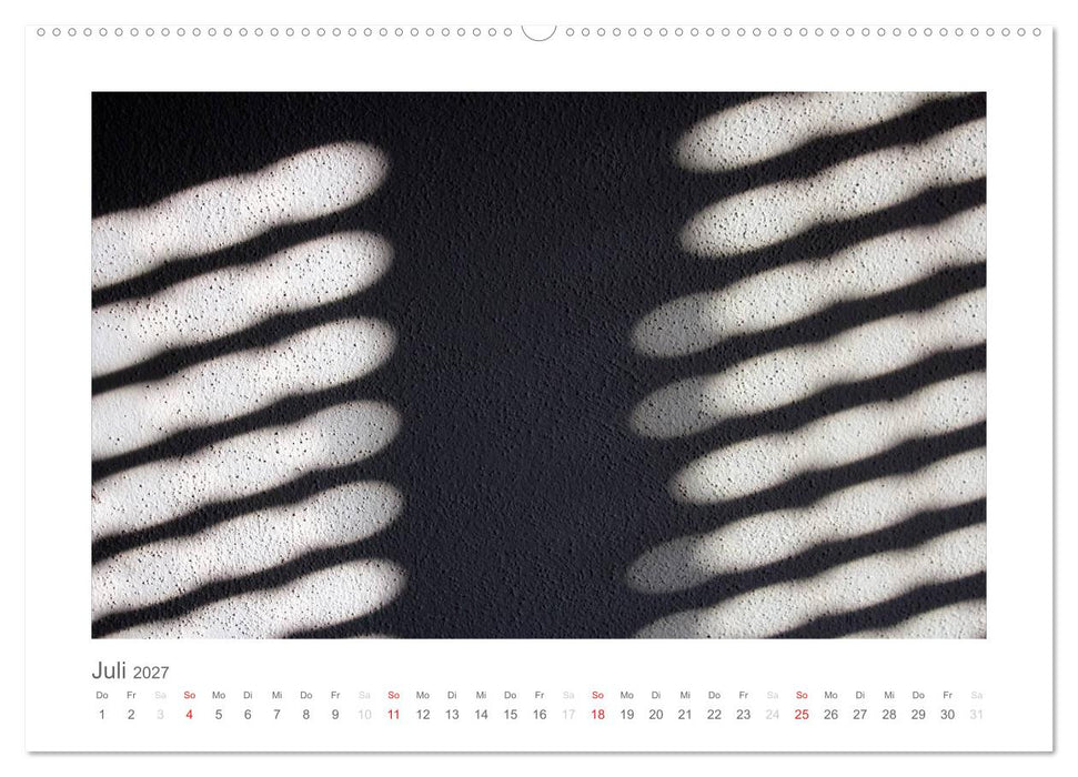 einfach schwarz-weiß (CALVENDO Premium Wandkalender 2027)