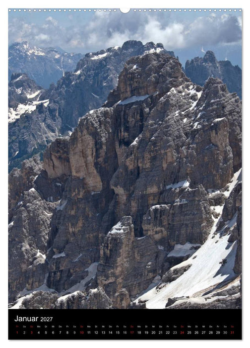 Dolomiten – Eine Gipfelparade (CALVENDO Premium Wandkalender 2027)