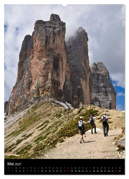 Dolomiten – Eine Gipfelparade (CALVENDO Premium Wandkalender 2027)