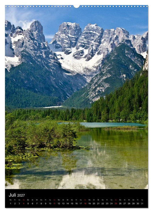 Dolomiten – Eine Gipfelparade (CALVENDO Premium Wandkalender 2027)