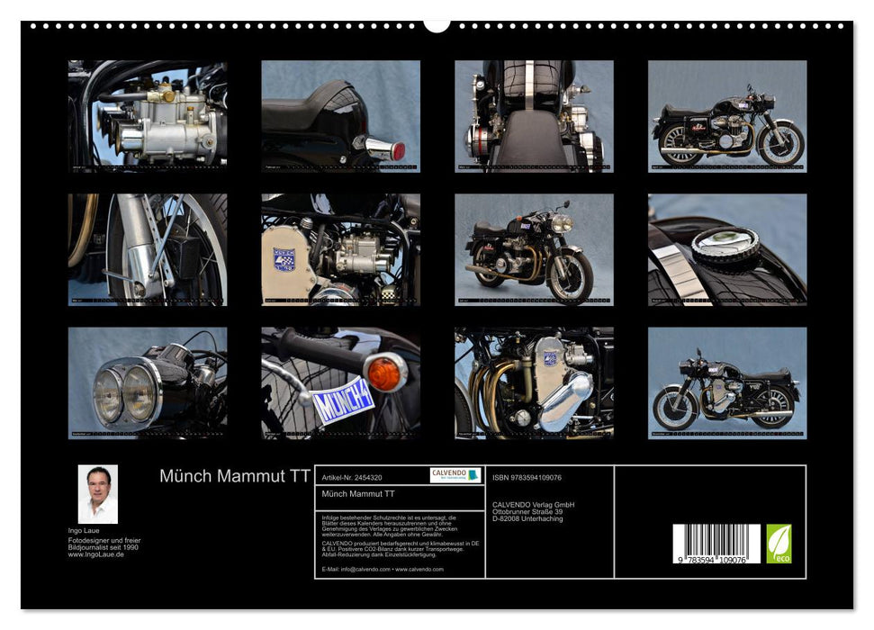 Münch Mammut TT (CALVENDO Premium Wandkalender 2027)