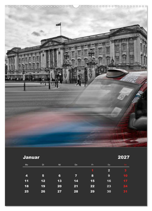 Glanzlichter einer Metropole LONDON (CALVENDO Wandkalender 2027)