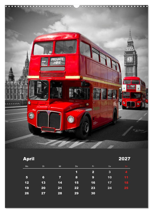 Glanzlichter einer Metropole LONDON (CALVENDO Wandkalender 2027)
