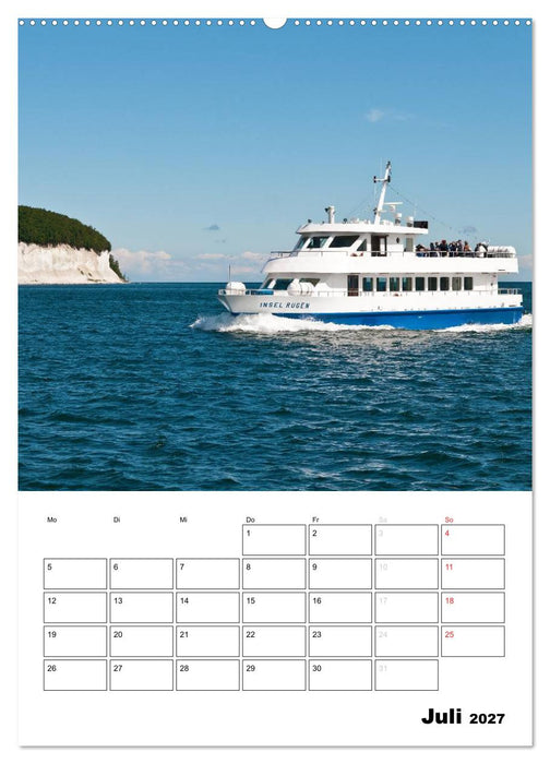 Rügen und Hiddensee - Bilder eines Sommers / Planer (CALVENDO Premium Wandkalender 2027)