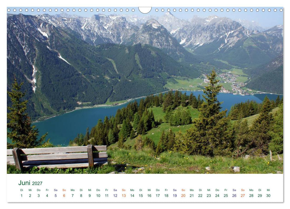 Tirol – Rund um den Achensee (CALVENDO Wandkalender 2027)