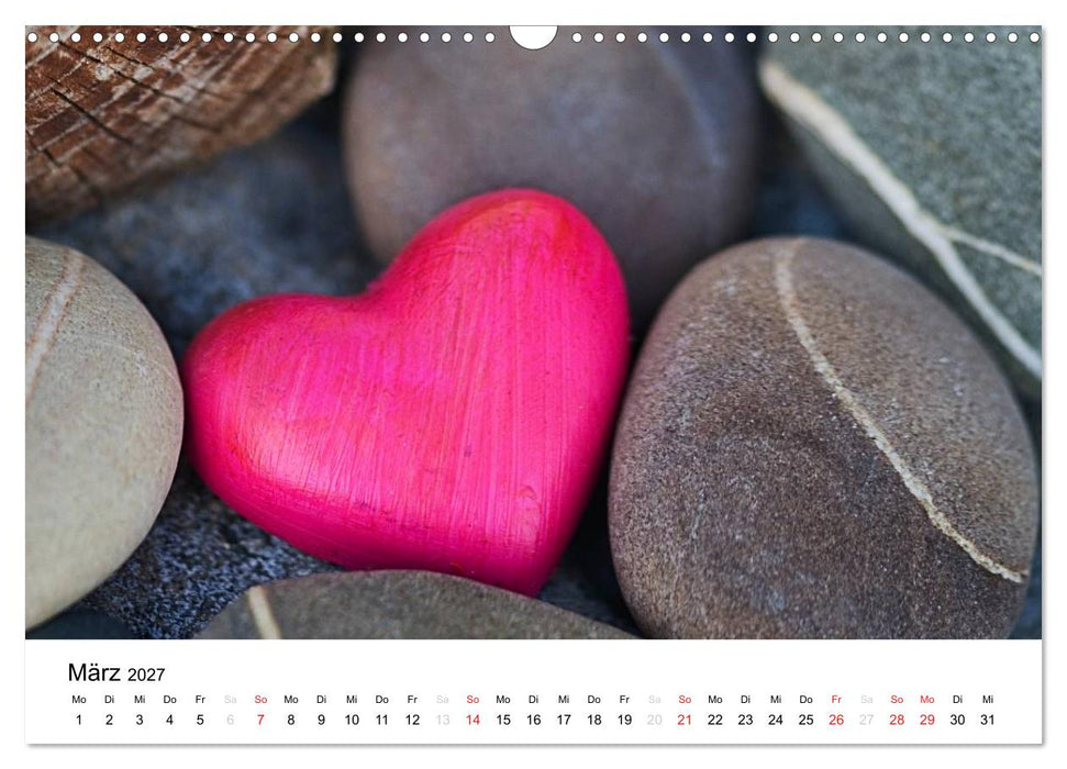 Mein Herz schlägt pink (CALVENDO Wandkalender 2027)