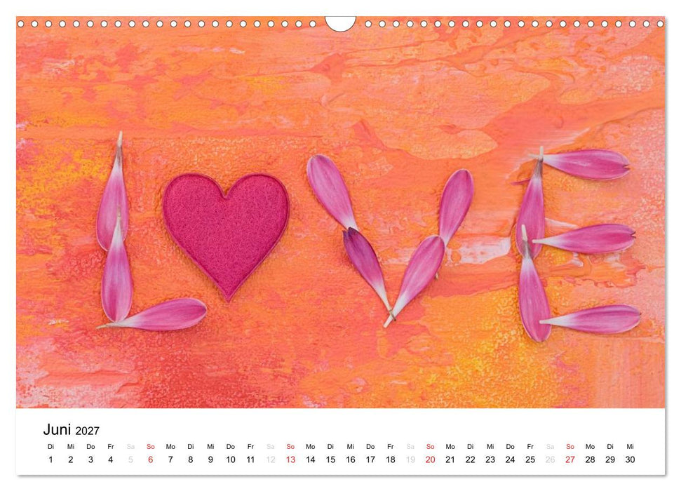 Mein Herz schlägt pink (CALVENDO Wandkalender 2027)