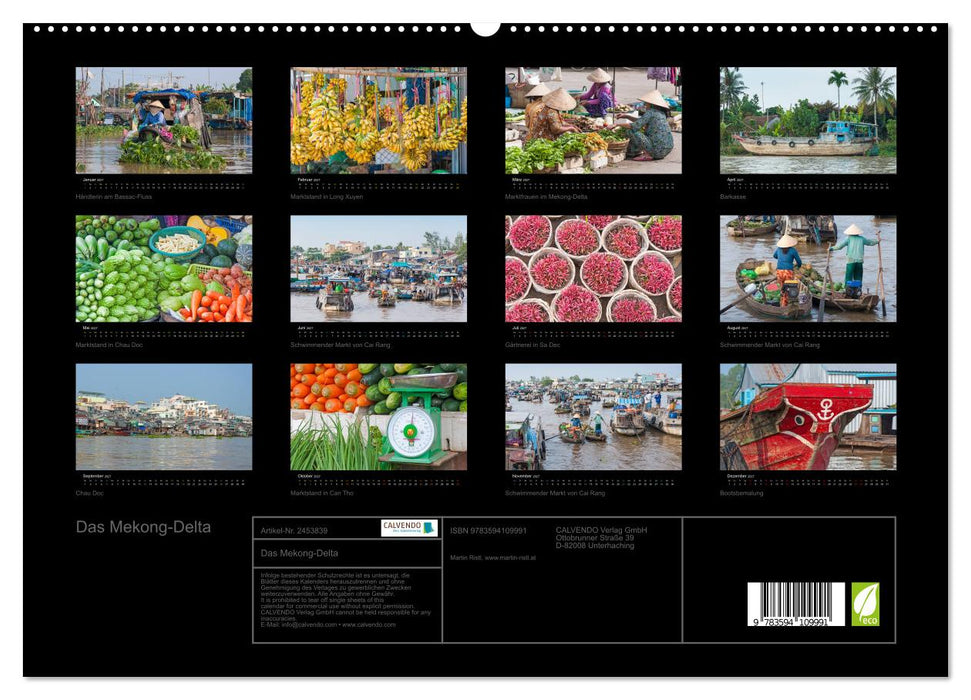 Das Mekong-Delta (CALVENDO Premium Wandkalender 2027)
