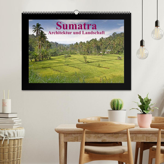 Sumatra – Architektur und Landschaft (CALVENDO Wandkalender 2027)