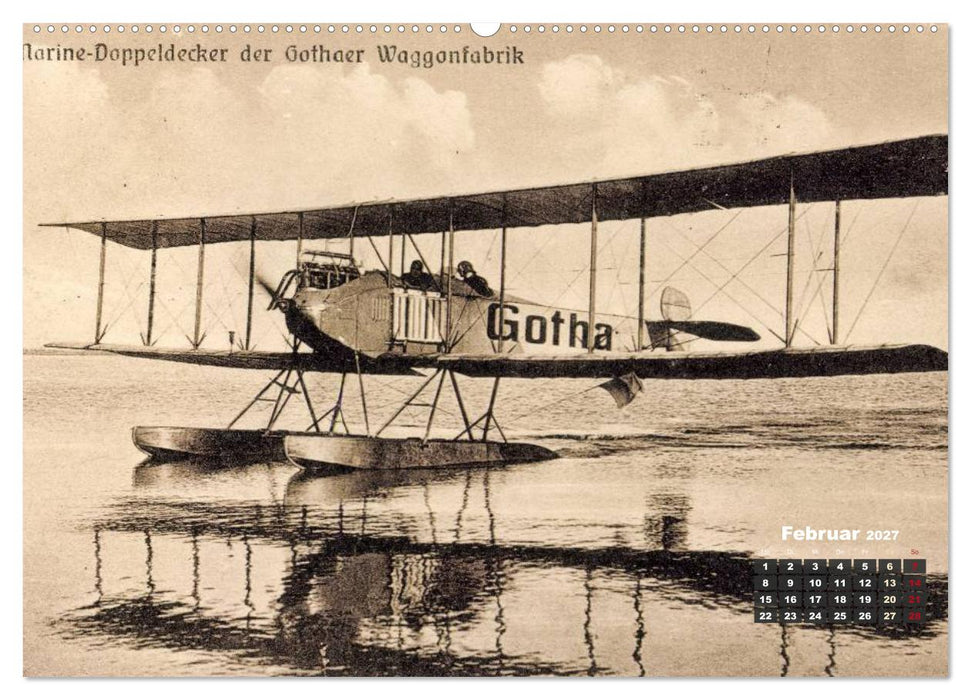 Doppeldecker entdeckt auf historischen Postkarten (CALVENDO Wandkalender 2027)