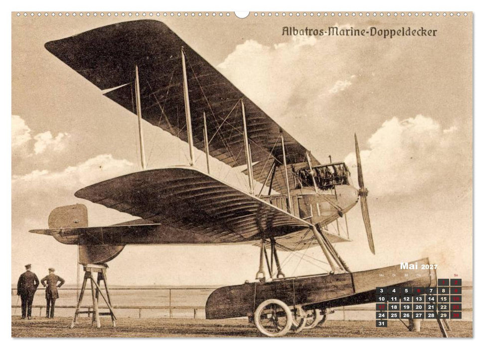 Doppeldecker entdeckt auf historischen Postkarten (CALVENDO Wandkalender 2027)