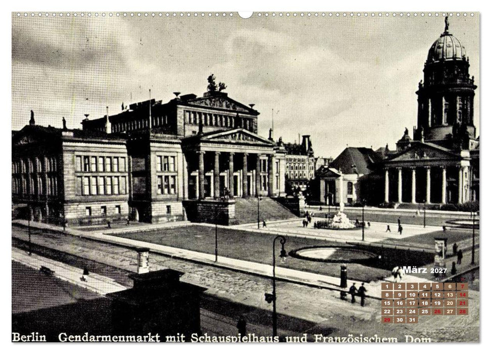 Grüße aus Berlin – Die Stadt in historischen Ansichten (CALVENDO Wandkalender 2027)
