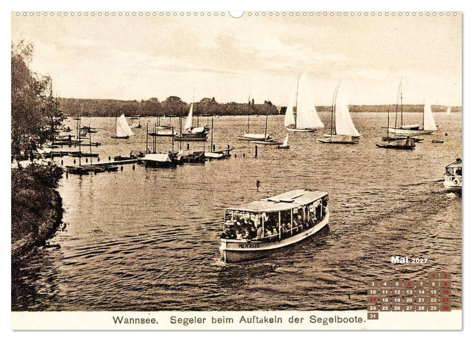 Grüße aus Berlin – Die Stadt in historischen Ansichten (CALVENDO Wandkalender 2027)