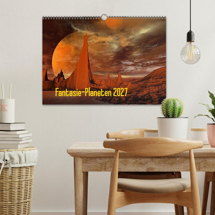 Fantasie-Planeten (CALVENDO Wandkalender 2027)