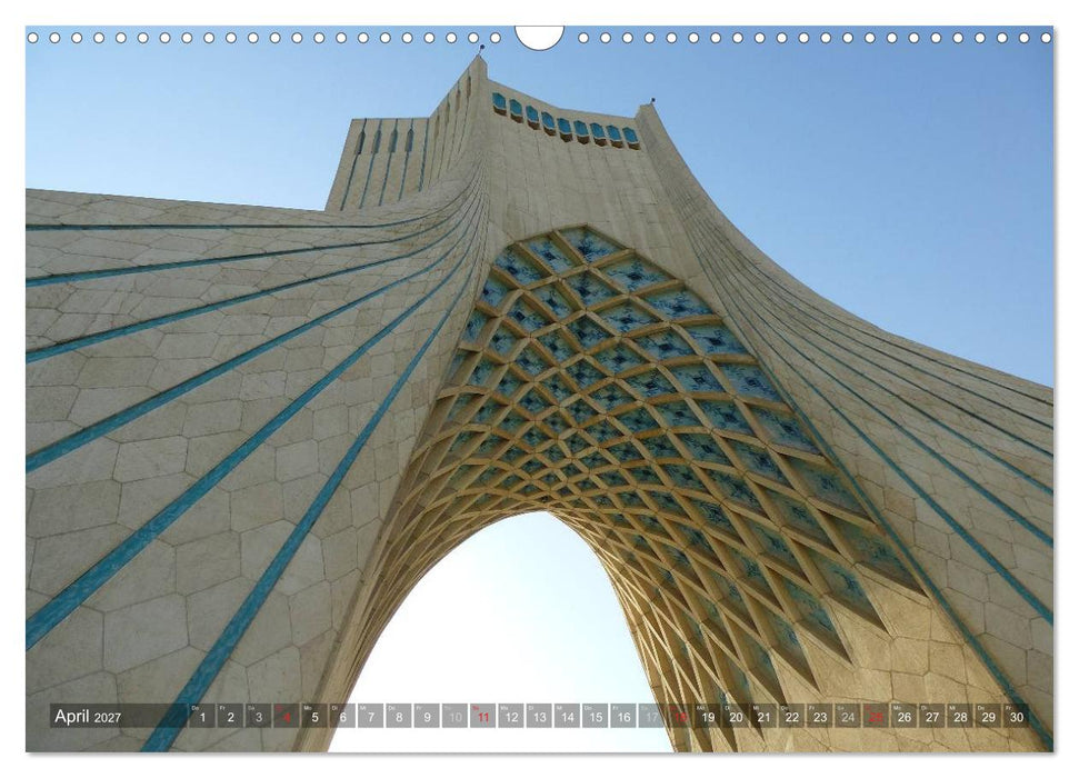 Iran - Eine Bilder-Reise (CALVENDO Wandkalender 2027)