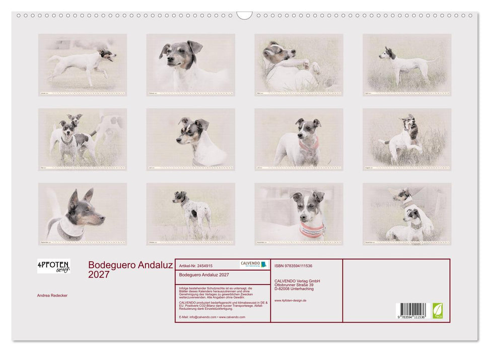 Bodeguero Andaluz 2027 (CALVENDO Wandkalender 2027)
