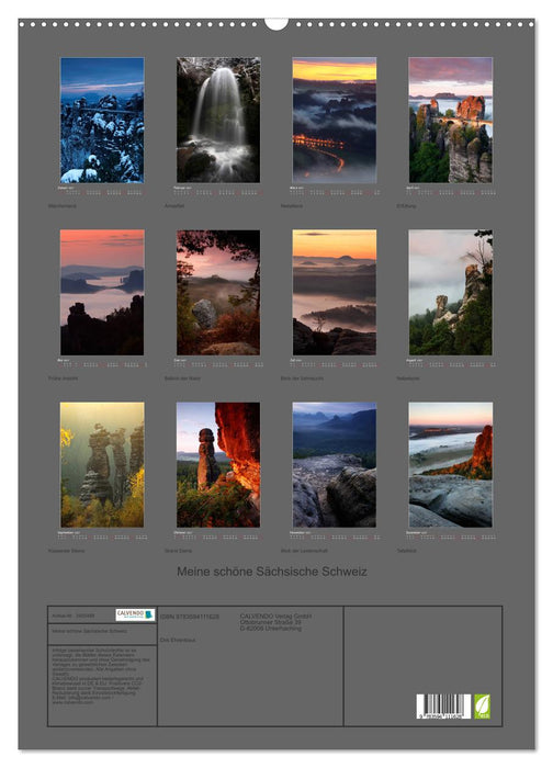 Meine schöne Sächsische Schweiz (CALVENDO Wandkalender 2027)