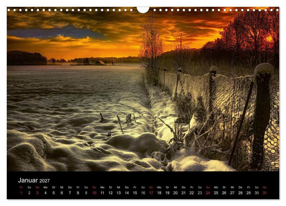 Die Farben des Niederrheins (CALVENDO Wandkalender 2027)