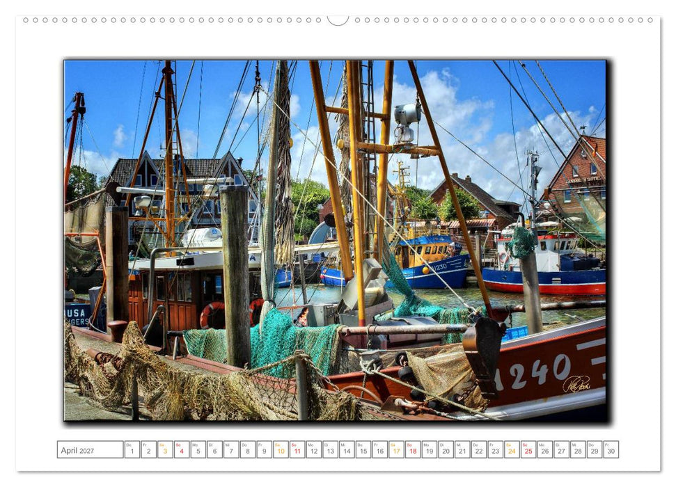 Ostfriesland - die bezaubernden alten Häfen (CALVENDO Wandkalender 2027)