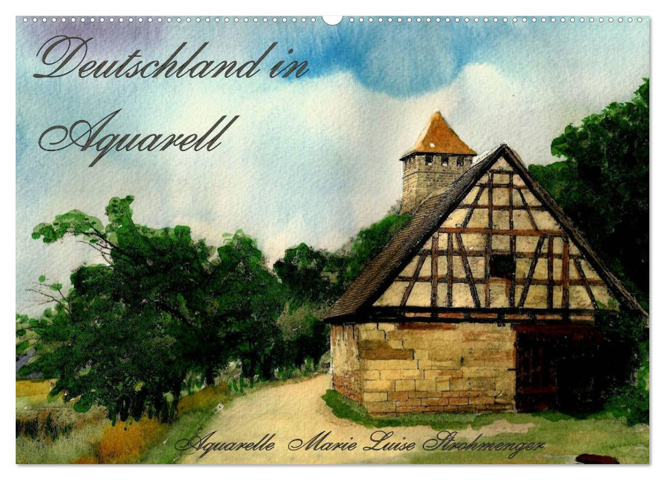 Deutschland in Aquarell (CALVENDO Wandkalender 2027)
