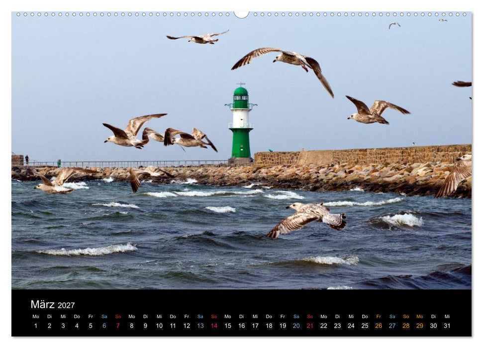 Warnemünde - Maritime Landschaften (CALVENDO Wandkalender 2027)