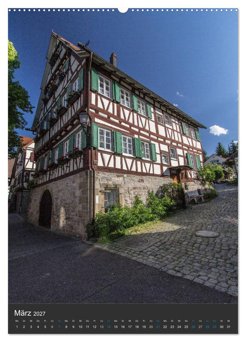 Strümpfelbach - Fachwerkhäuser (CALVENDO Wandkalender 2027)