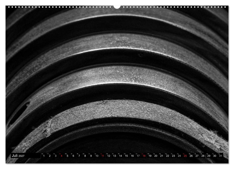Industrieästhetik in Schwarz-Weiss (CALVENDO Premium Wandkalender 2027)