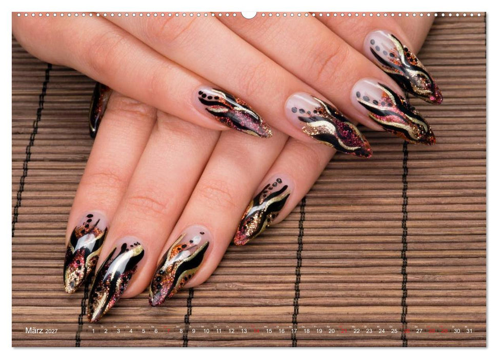 Vergängliche Kunst - Nailart Episode 2 (CALVENDO Premium Wandkalender 2027)