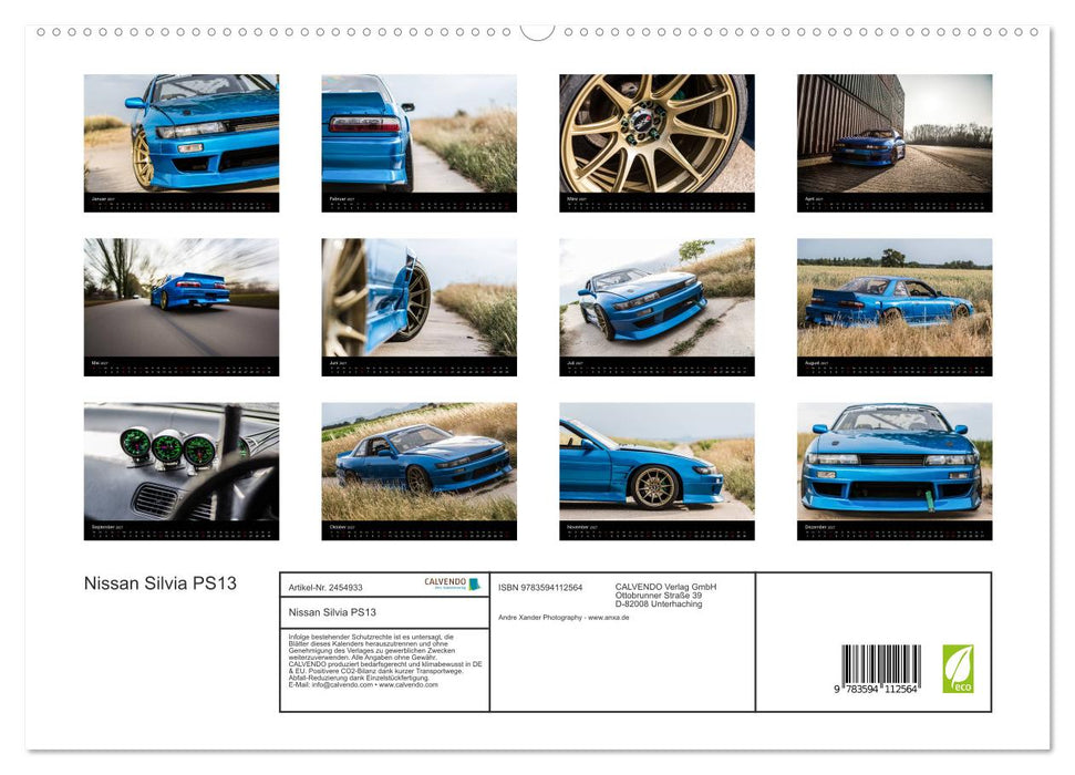 Nissan Silvia PS13 (CALVENDO Premium Wandkalender 2027)