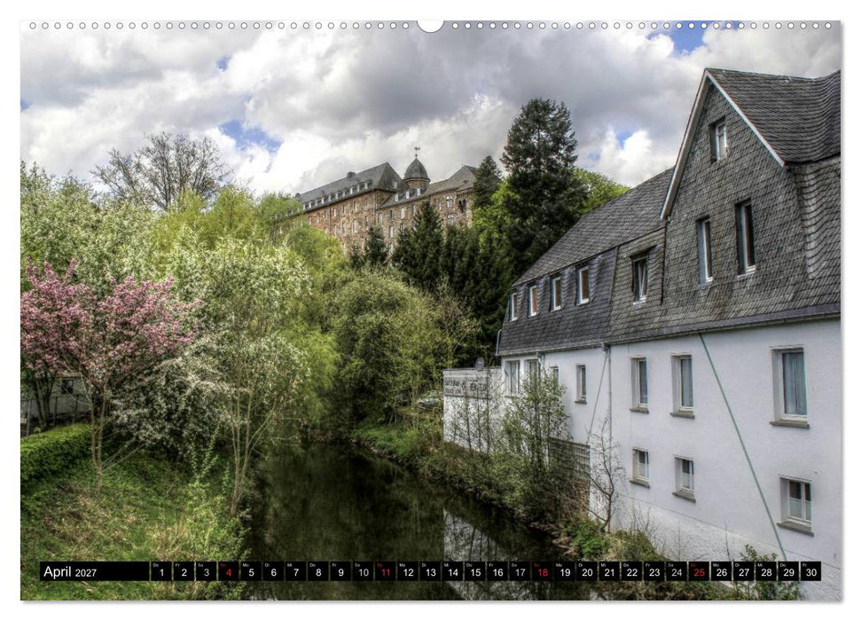 Burgen und Schlösser der Eifel (CALVENDO Premium Wandkalender 2027)