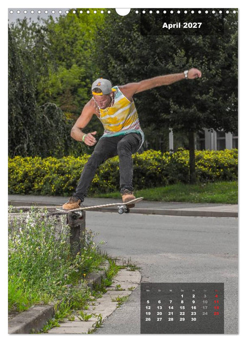 Mit dem Skateboard unterwegs (CALVENDO Wandkalender 2027)