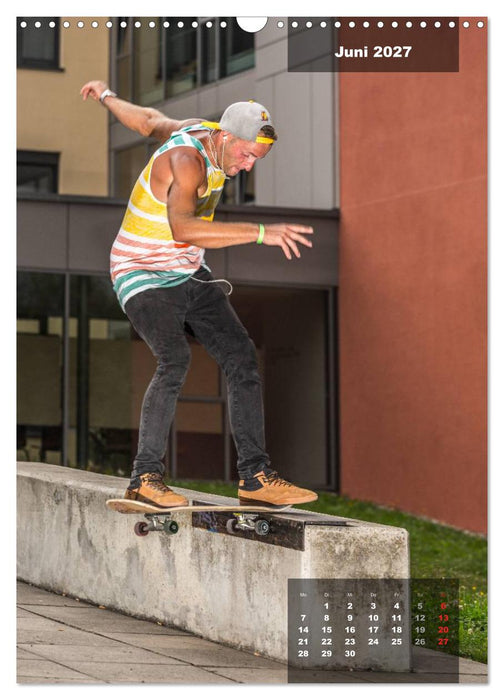 Mit dem Skateboard unterwegs (CALVENDO Wandkalender 2027)