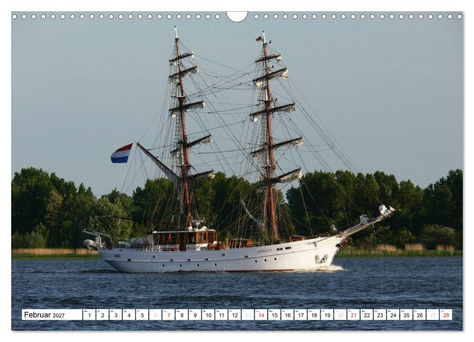Schiffe - Zwischen Hamburg und Wedel (CALVENDO Wandkalender 2027)